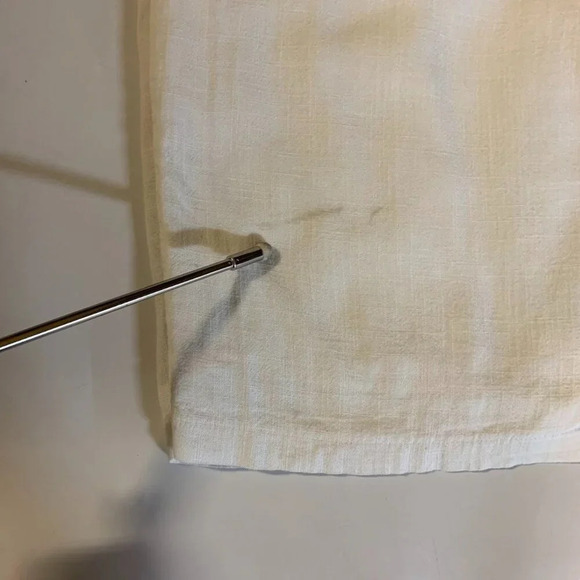 Princess Polly Women's Cotton Linen Blend Elastic Waist Wide Leg Pants Size 12 - Picture 6 of 14